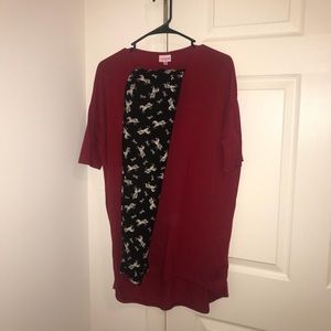 Lularoe outfit leggings & xs Irma